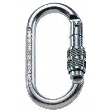 Карабин стальной OVAL PRO-LOCK