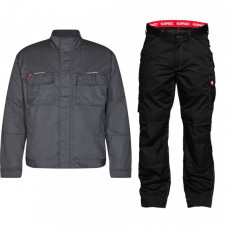 Летний костюм Engel Combat 1760-630 + 2760-630, серая куртка, чёрные брюки